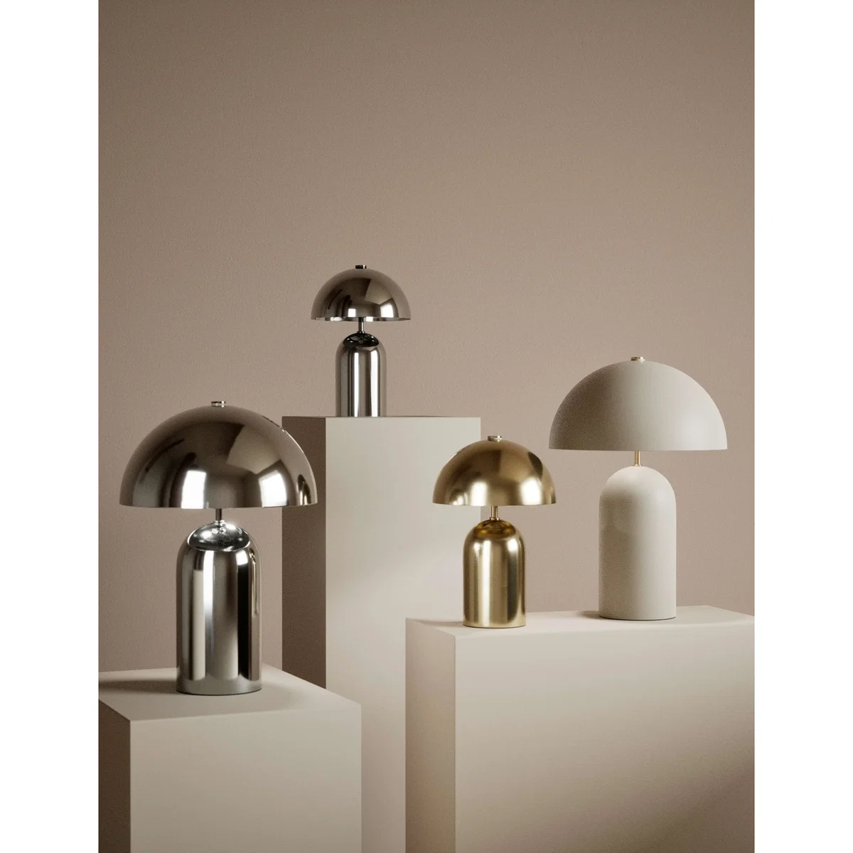 M&S Colby Large Rechargeable Table Lamp Chrome – image 5