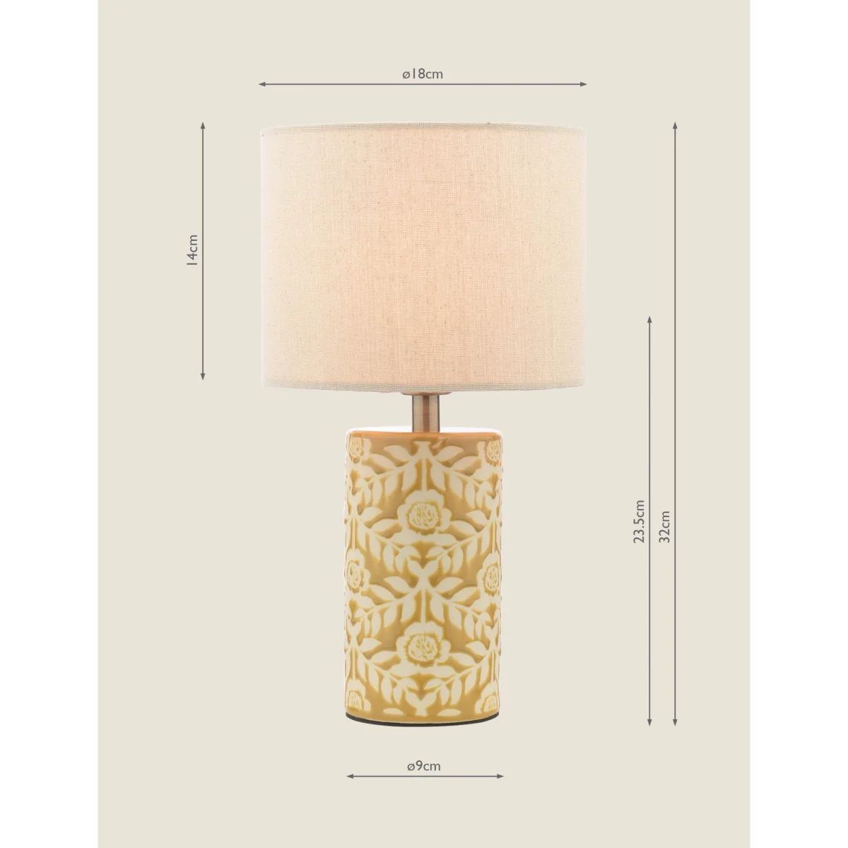 Joules Home Lighting Highclere Table Lamp Navy Mix – image 8
