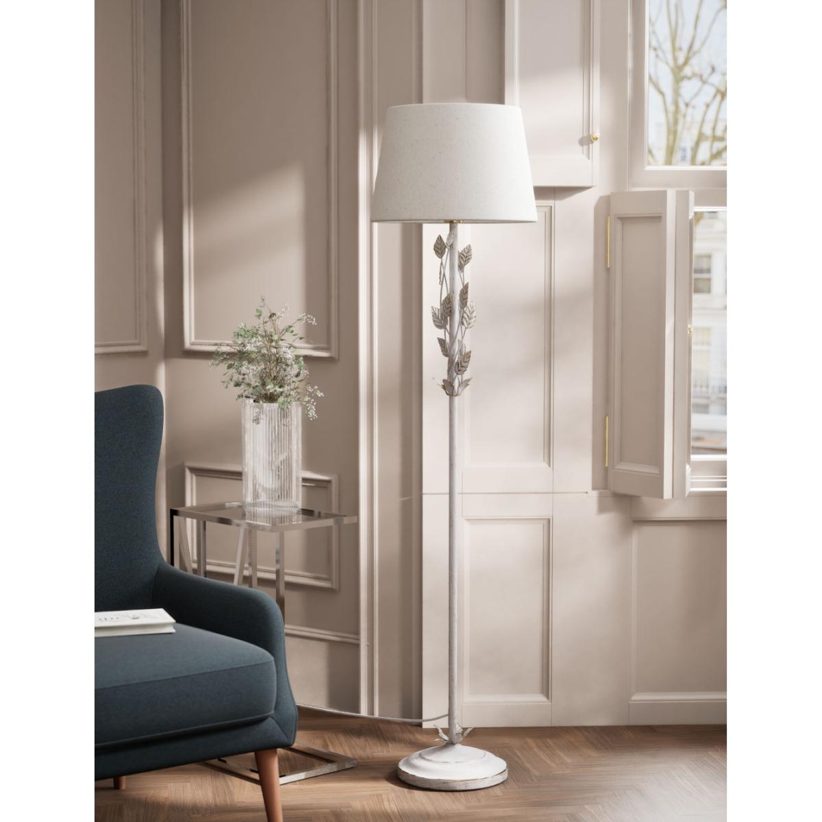 M&S Clara Floor Lamp - White, White – image 2