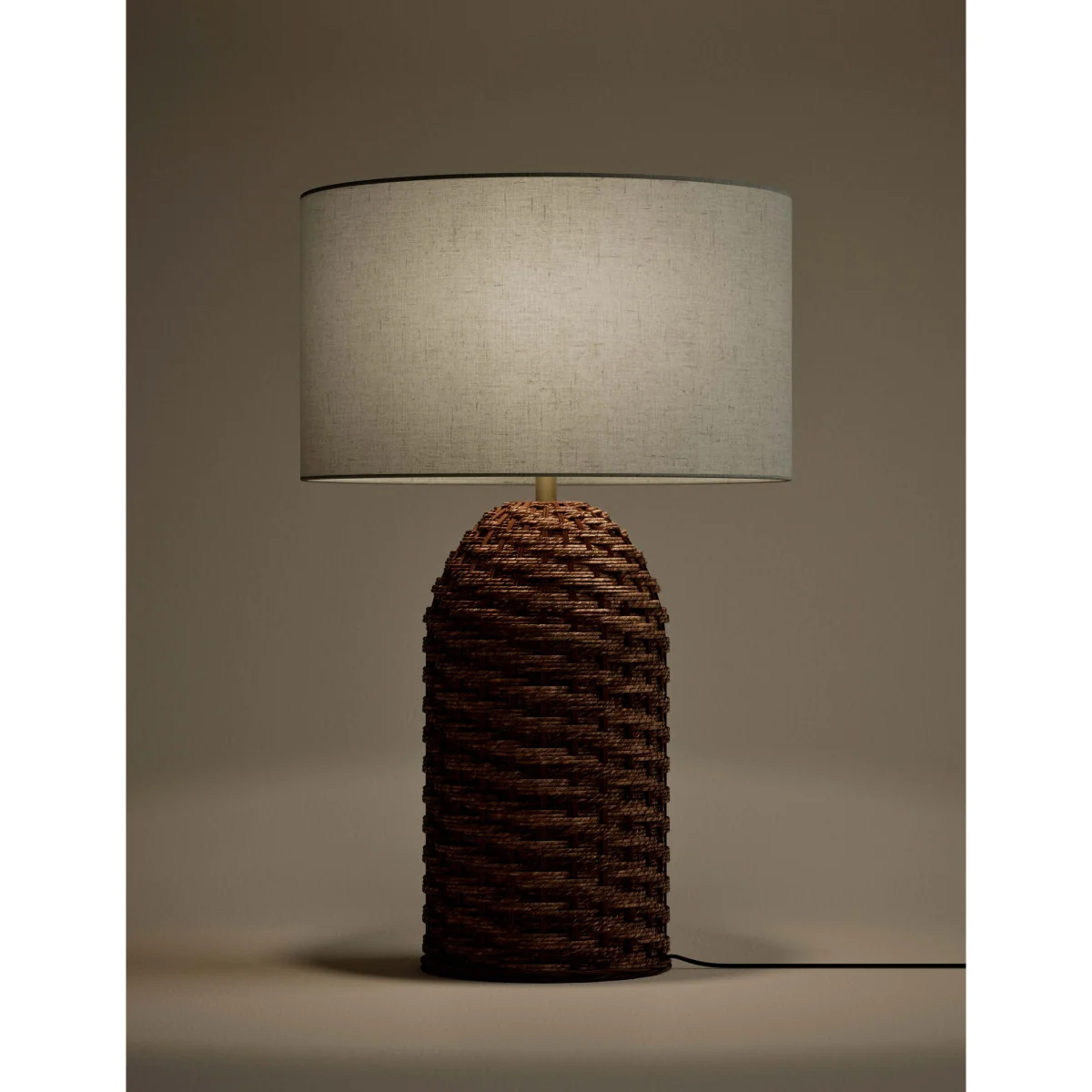 M&S Seagrass Table Lamp with Shade Natural – image 2