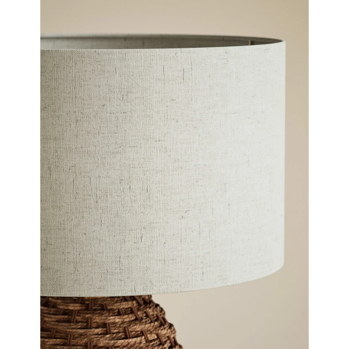 M&S Seagrass Table Lamp with Shade Natural – image 3