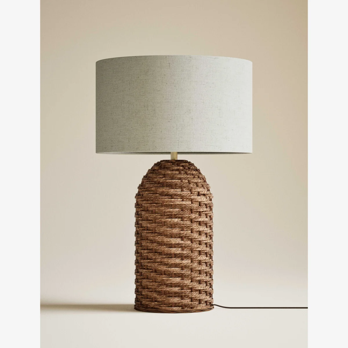 M&S Seagrass Table Lamp with Shade Natural – image 1