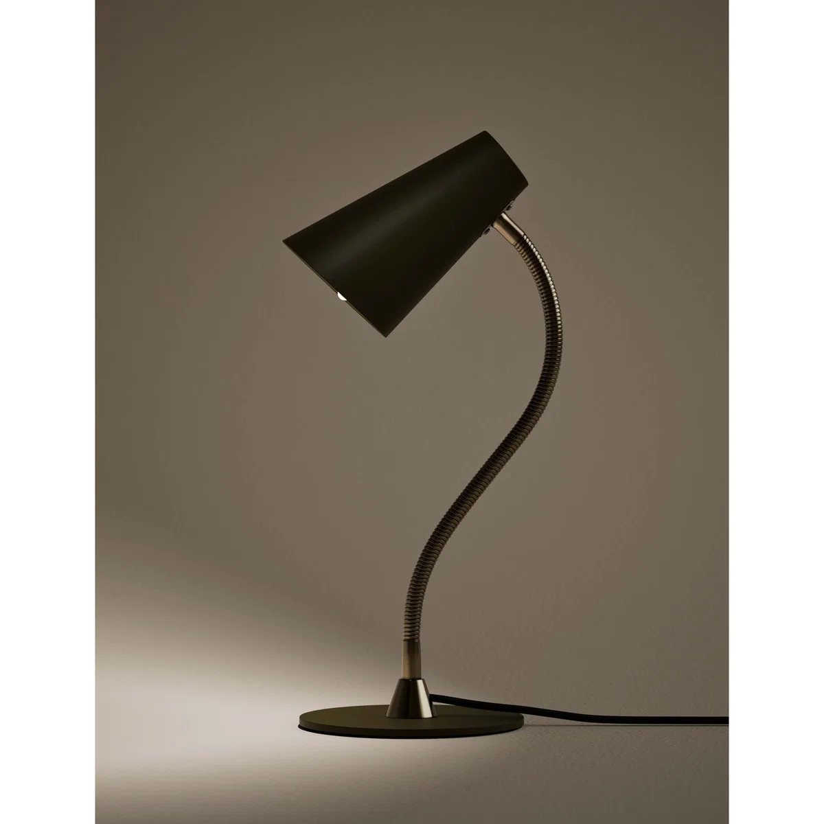M&S Gooseneck Task Table Lamp Khaki – image 2