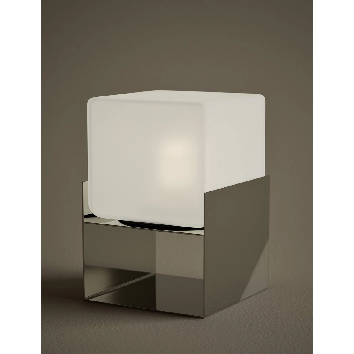 M&S X Kelly Hoppen Kelly Hoppen Rechargeable Square Glass Lamp Silver Mix – image 3