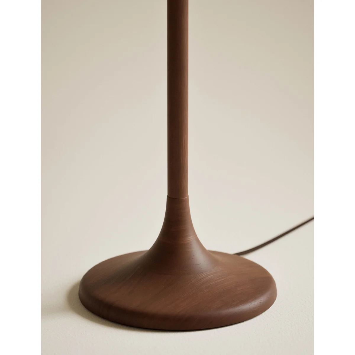 M&S Scallop Tall Floor Lamp Brown – image 4