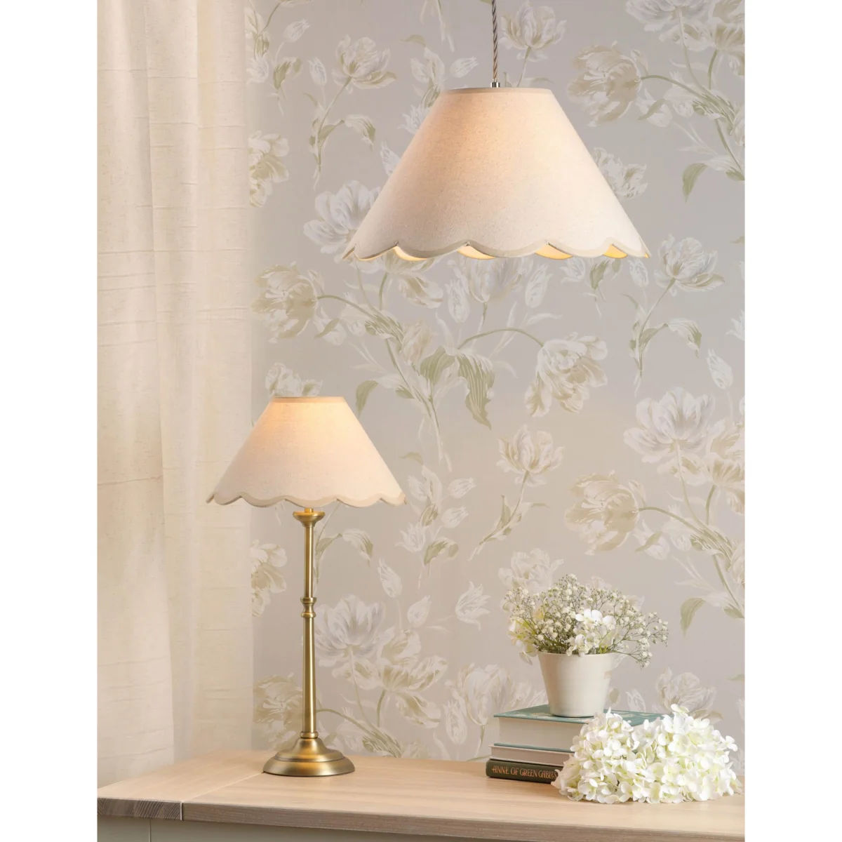 Laura Ashley Cordwell Table Lamp Green – image 5