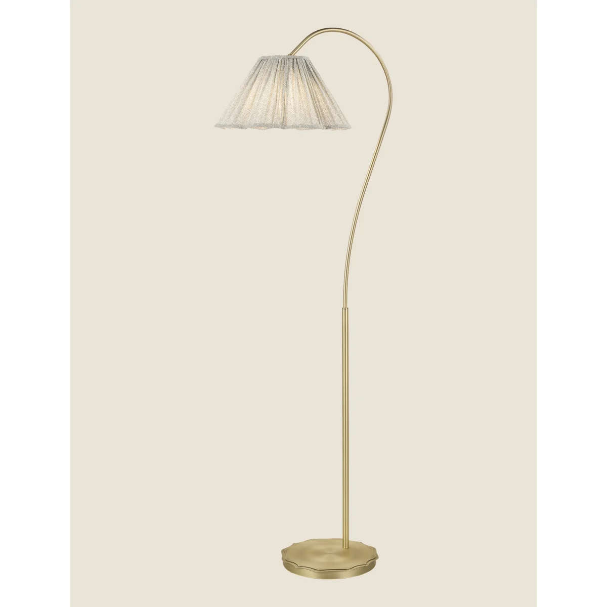 Laura Ashley Willowbrook Metal Floor Lamp Antique Brass – image 2