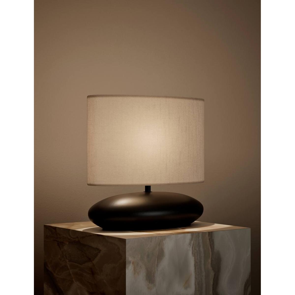 M&S X Kelly Hoppen Pebble Table Lamp - Black, Black – image 2