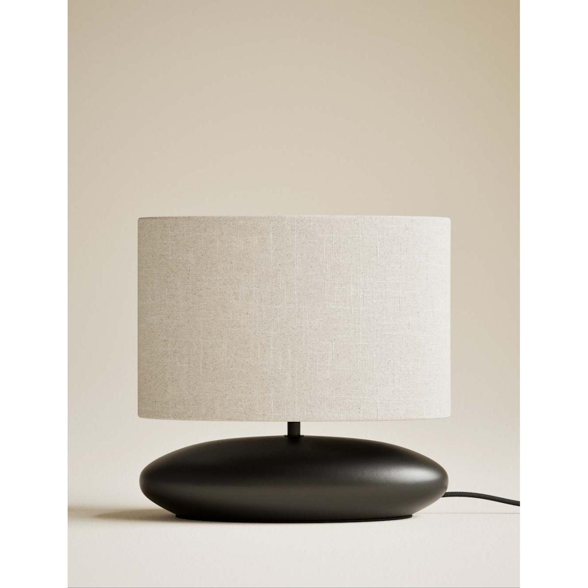 M&S X Kelly Hoppen Pebble Table Lamp - Black, Black – image 3