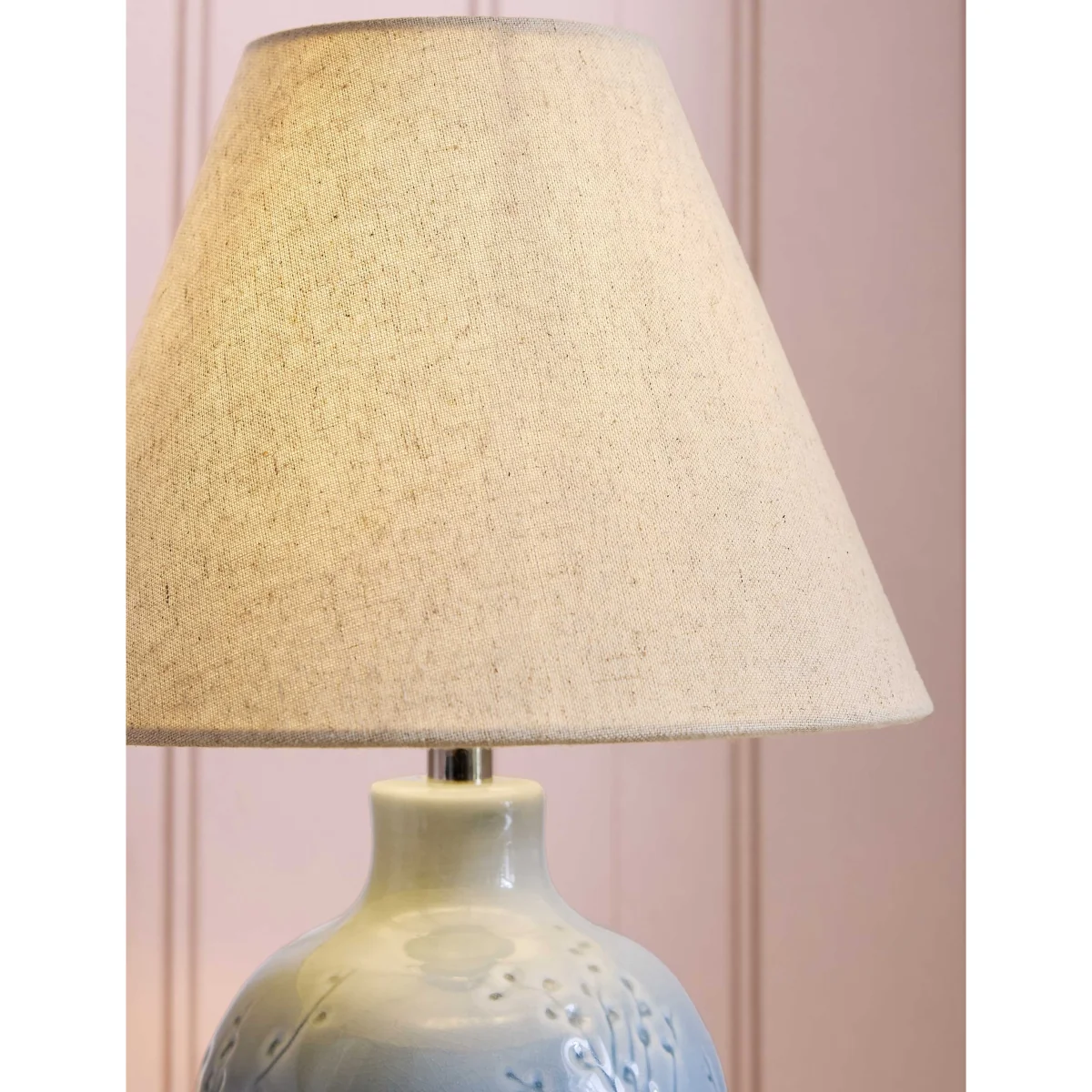 Laura Ashley Pussywillow Table Lamp Blue – image 3