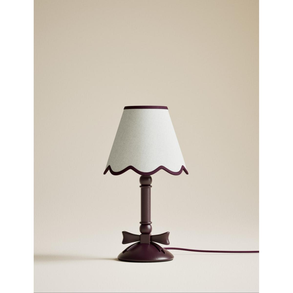 M&S Collection Bow Table Lamp - Red, Red – image 3