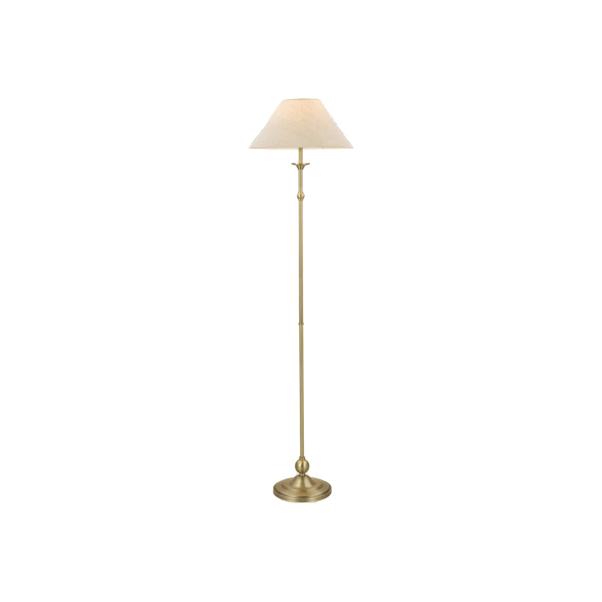 Laura Ashley Ludchurch Metal Floor Lamp Antique Brass – image 1