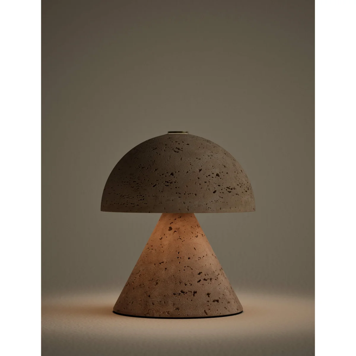 M&S Rechargeable Small Tavertine Mushroom Natural – image 2