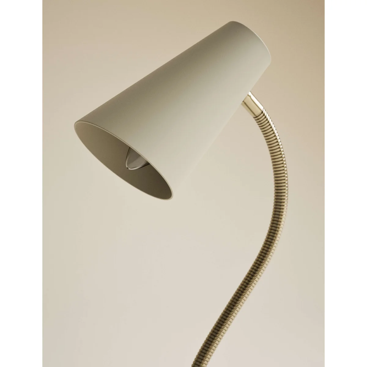 M&S Gooseneck Task Table Lamp Ivory – image 3