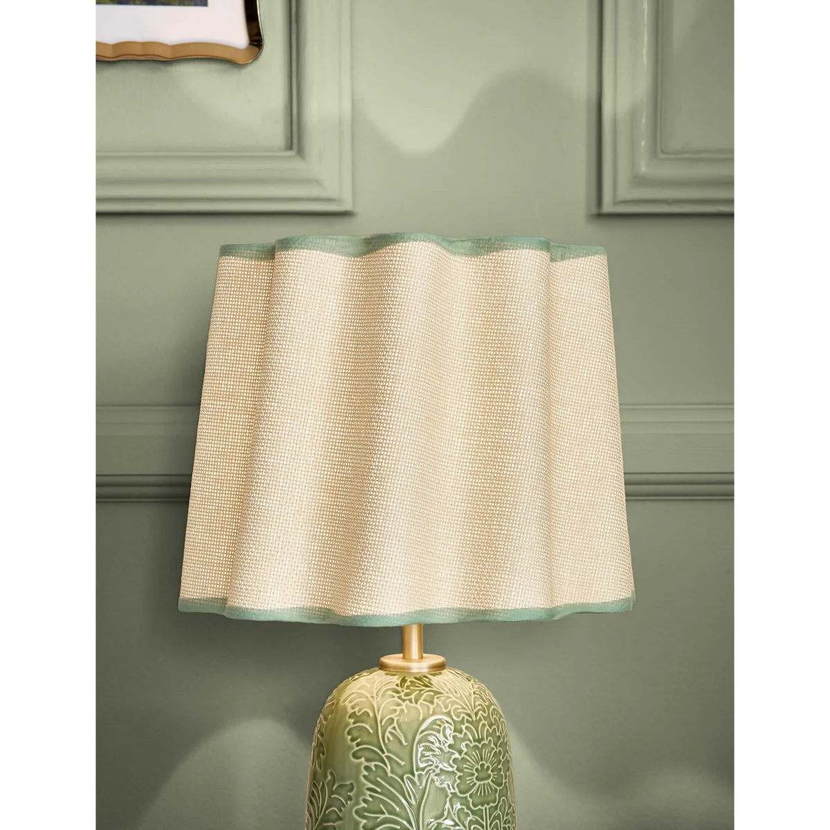 Laura Ashley Silchester Table Lamp Green – image 3