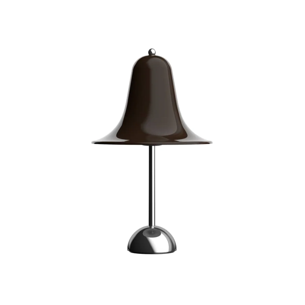 Pantop Table lamp metal brown / Ø 23 cm - Verner Panton (1980) - Verpan – image 1