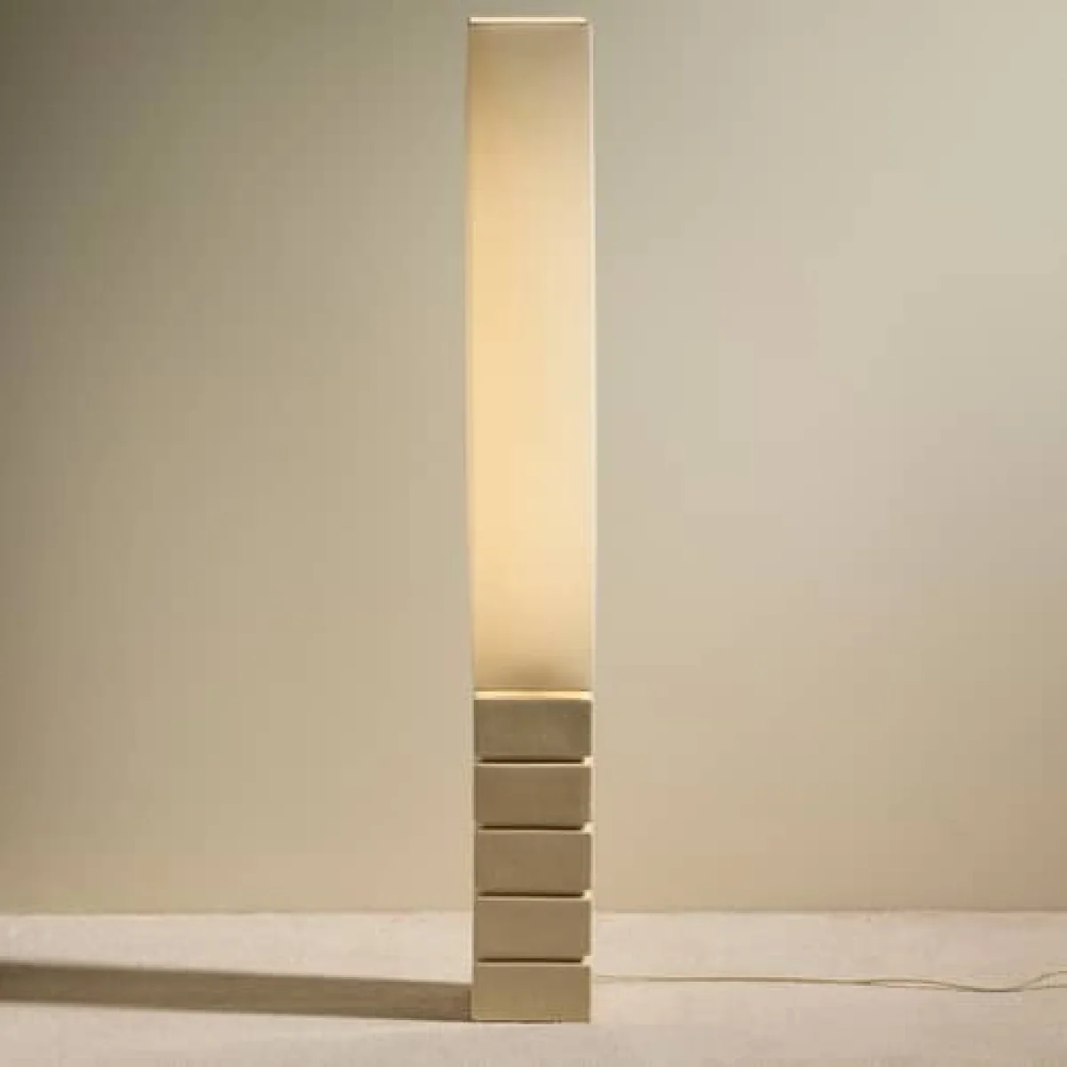 Tower Floor lamp ceramic white / H 129 cm - Maison Sarah Lavoine – image 2