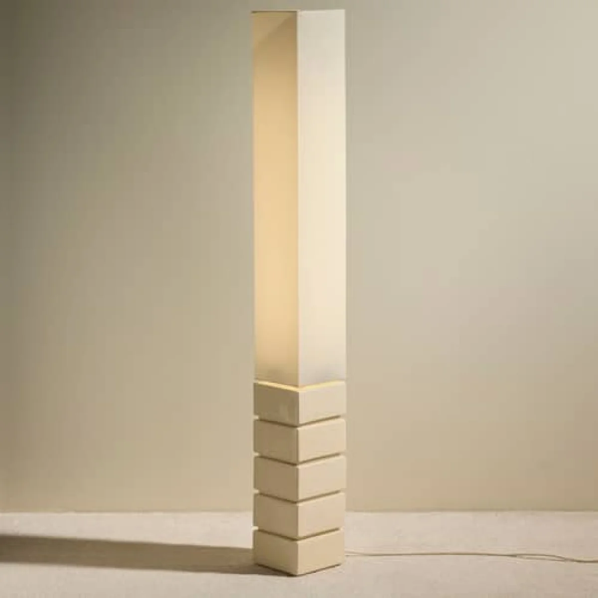 Tower Floor lamp ceramic white / H 129 cm - Maison Sarah Lavoine – image 3