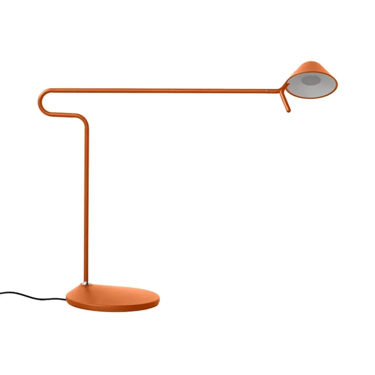 Pixi LED Desk lamp metal orange / Adjustable - Fermob – image 1