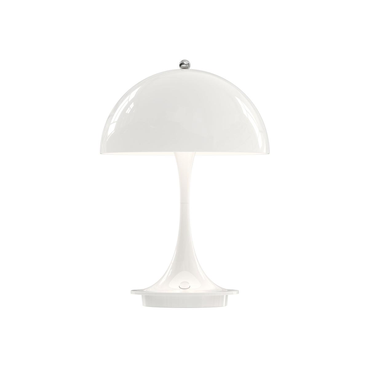 Wireless rechargeable outdoor lamp Panthella Portable V2 LED metal / LED - Metal / H 23 cm - Louis Poulsen – image 1
