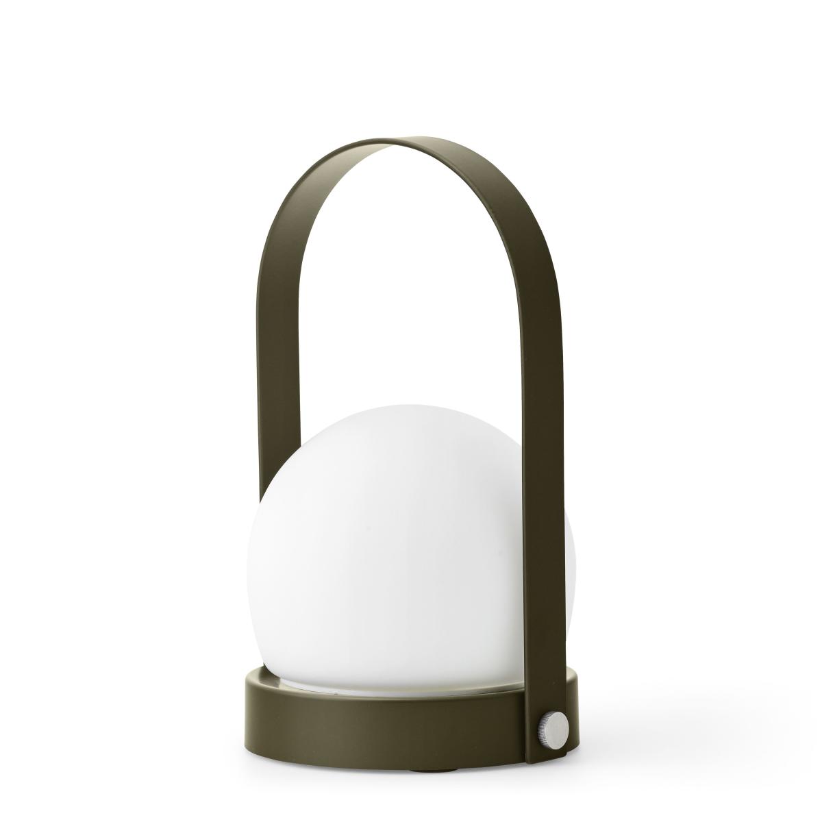 Carrie LED Wireless rechargeable lamp glass green / USB - Metal & glass - Audo Copenhagen – image 2