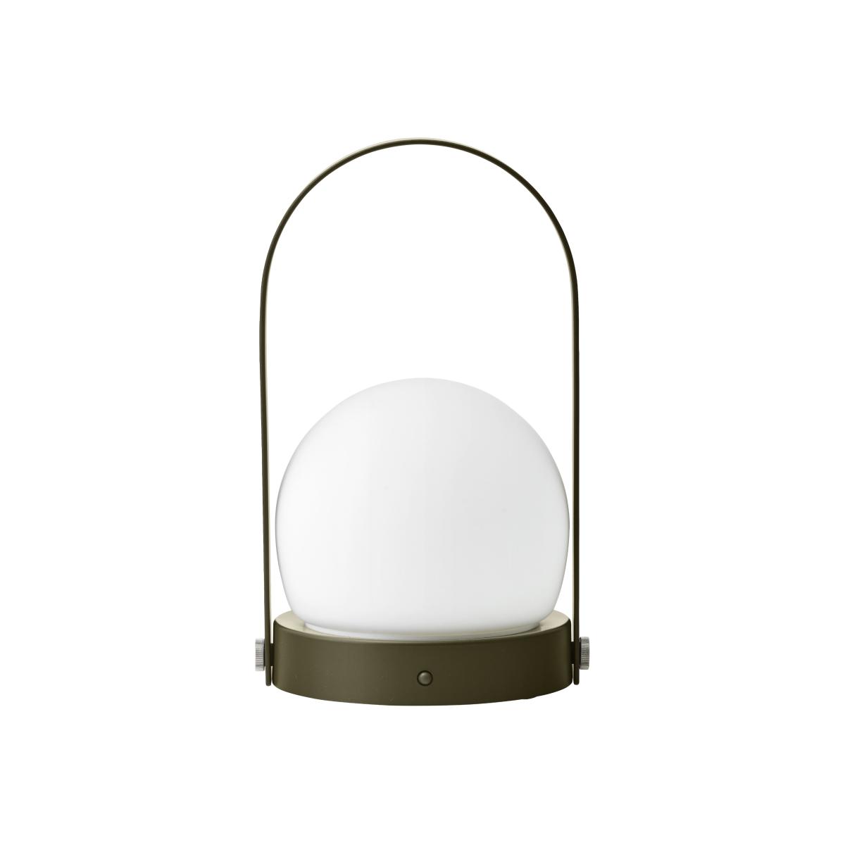 Carrie LED Wireless rechargeable lamp glass green / USB - Metal & glass - Audo Copenhagen – image 1