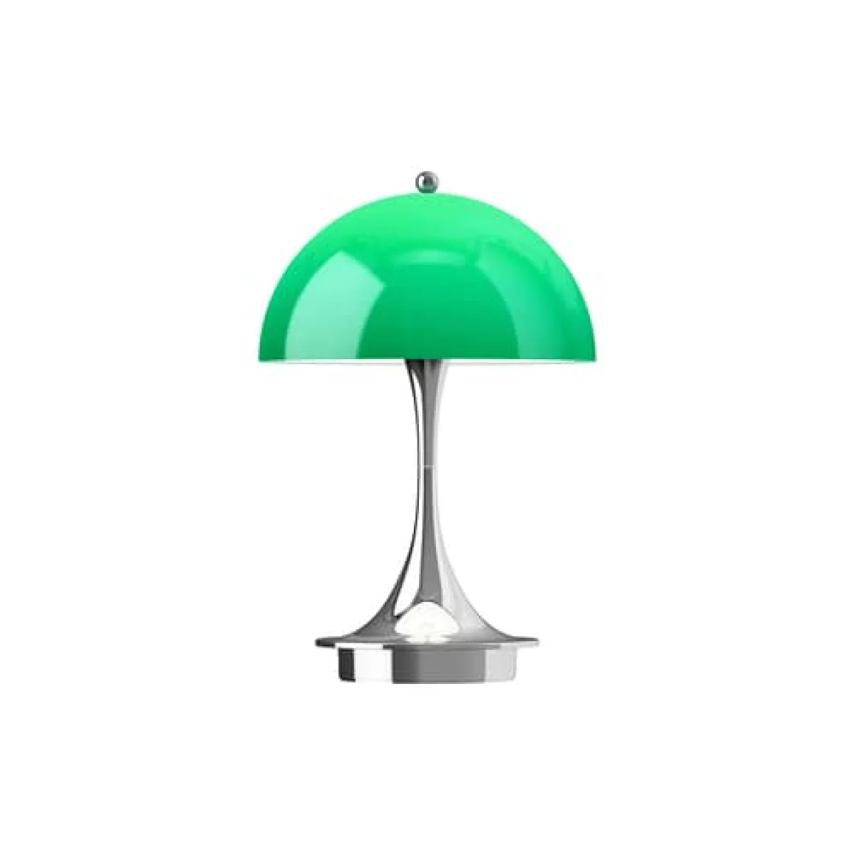 Panthella 160 The Originals Wireless rechargeable lamp plastic material green / LED - Ø 16 cm - Louis Poulsen – image 2
