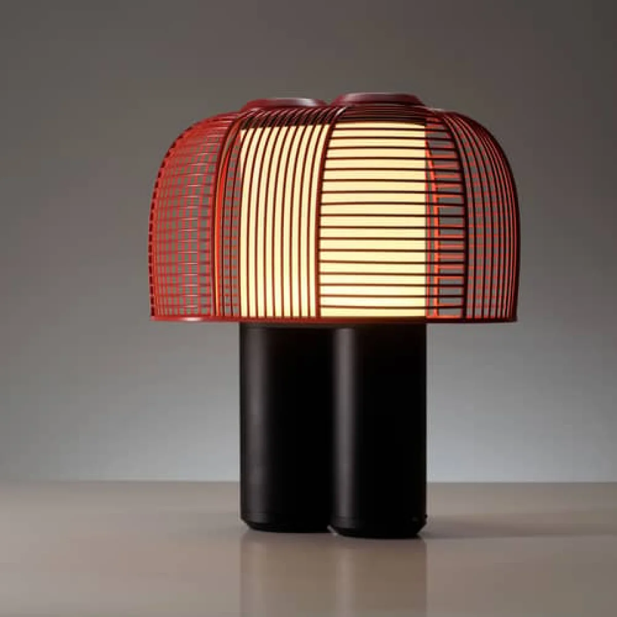 Yasuke Table lamp metal red / W 39.5 x H 43 cm - DCW éditions – image 2