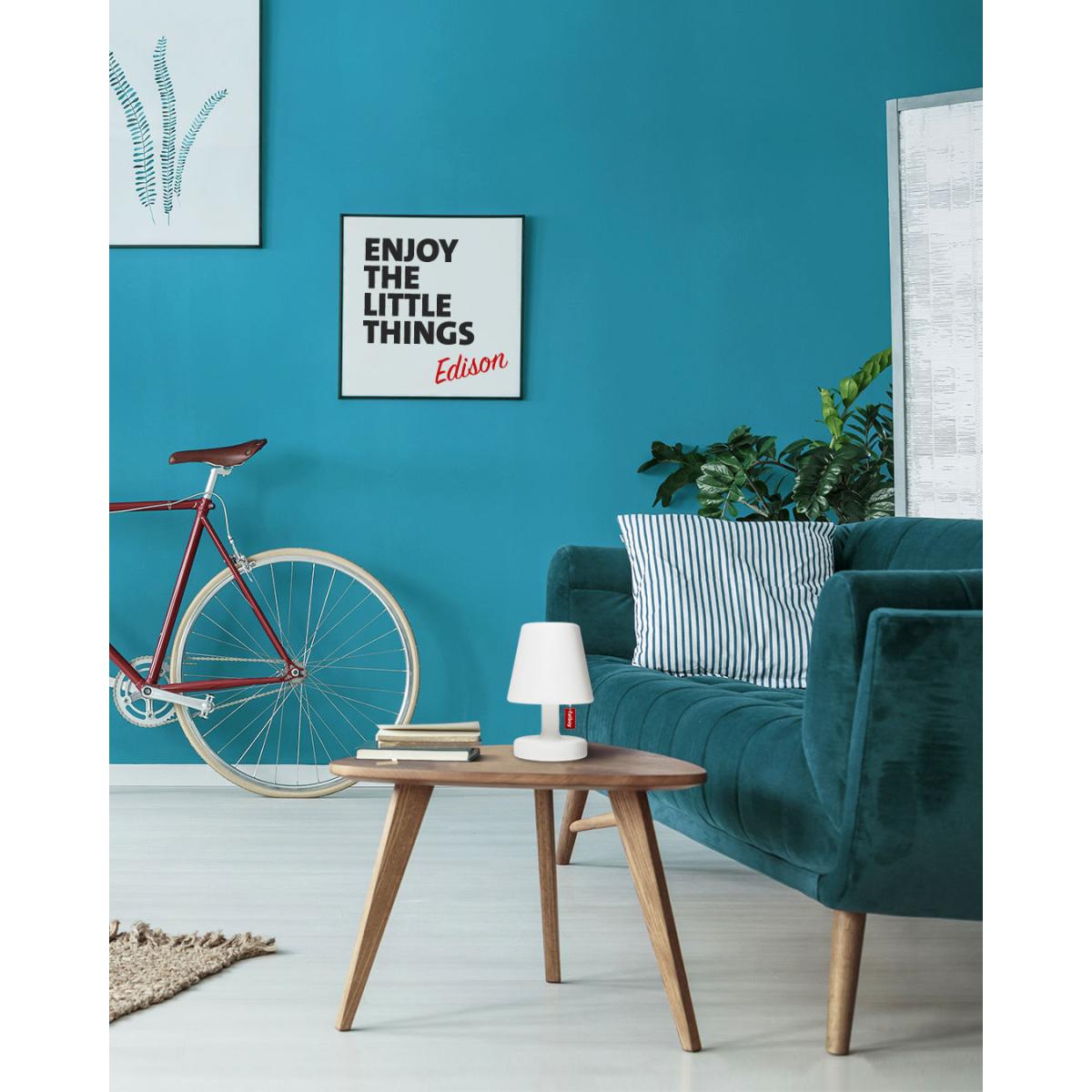 Edison the Petit II Wireless lamp by Fatboy White – image 4