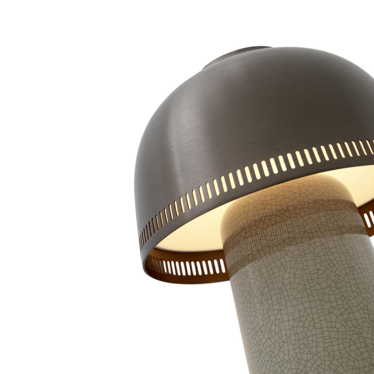 Wireless rechargeable lamp Raku SH8 metal ceramic / Ceramic & metal - Ø 16 x H 21 cm - &tradition – image 3