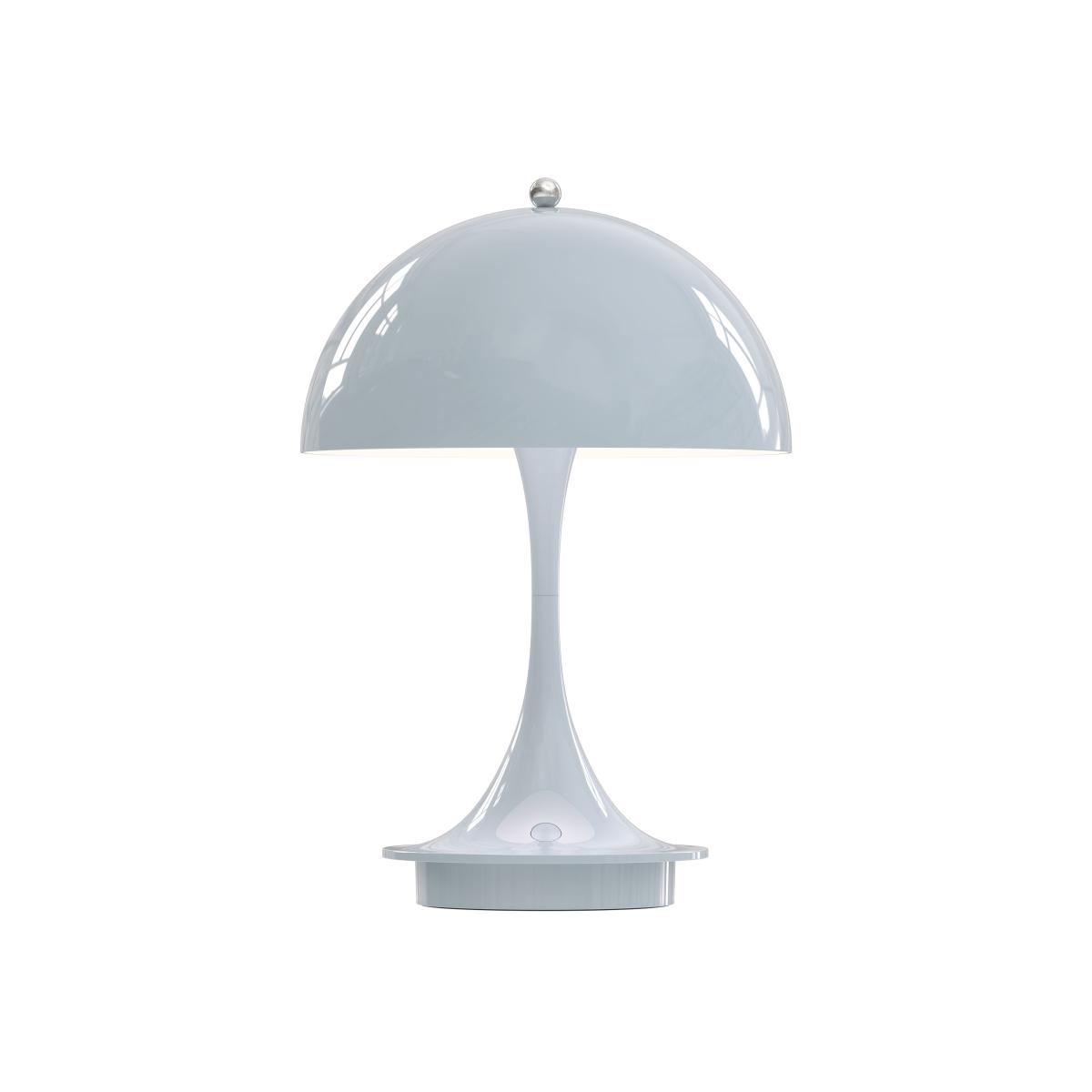Panthella Portable V2 LED Wireless rechargeable outdoor lamp metal blue - Louis Poulsen – image 1