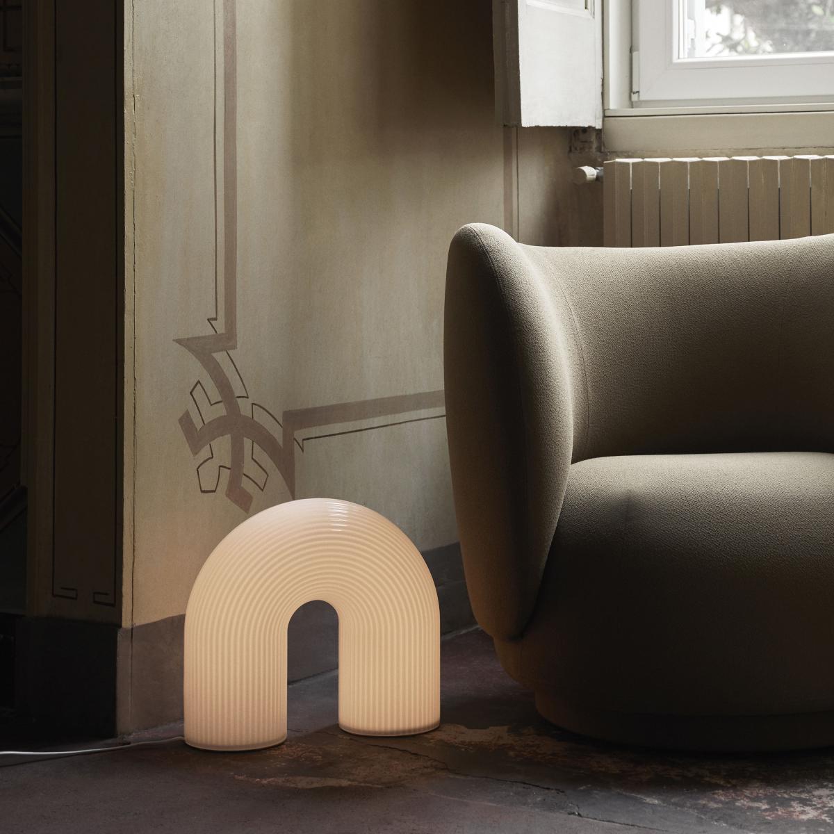 Vuelta Lamp glass white / L 40 x H 36 cm - Ferm Living – image 3
