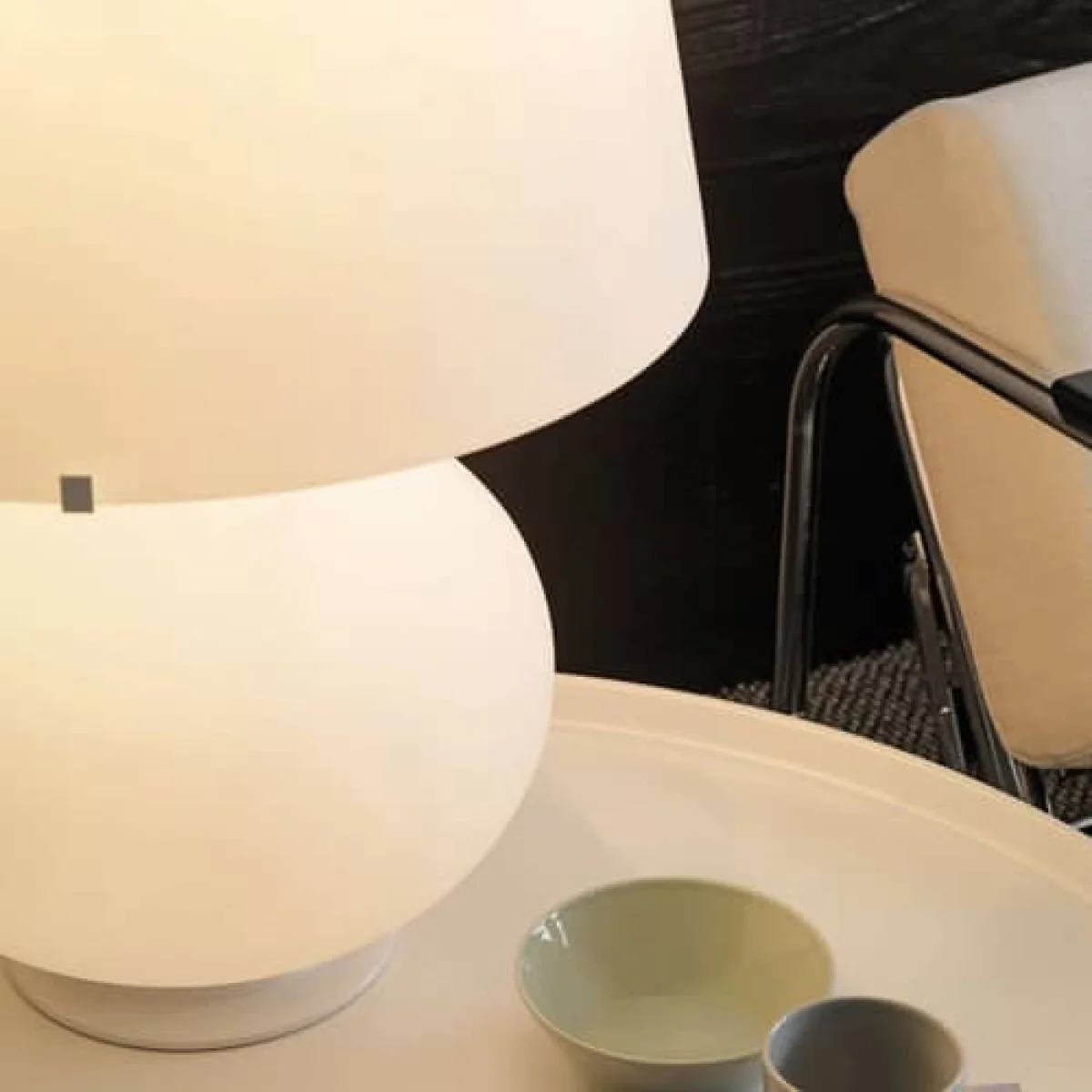 Fontana 1853 Large Table lamp glass white / H 78 cm - Max Ingrand, 1954 - Fontana Arte – image 4