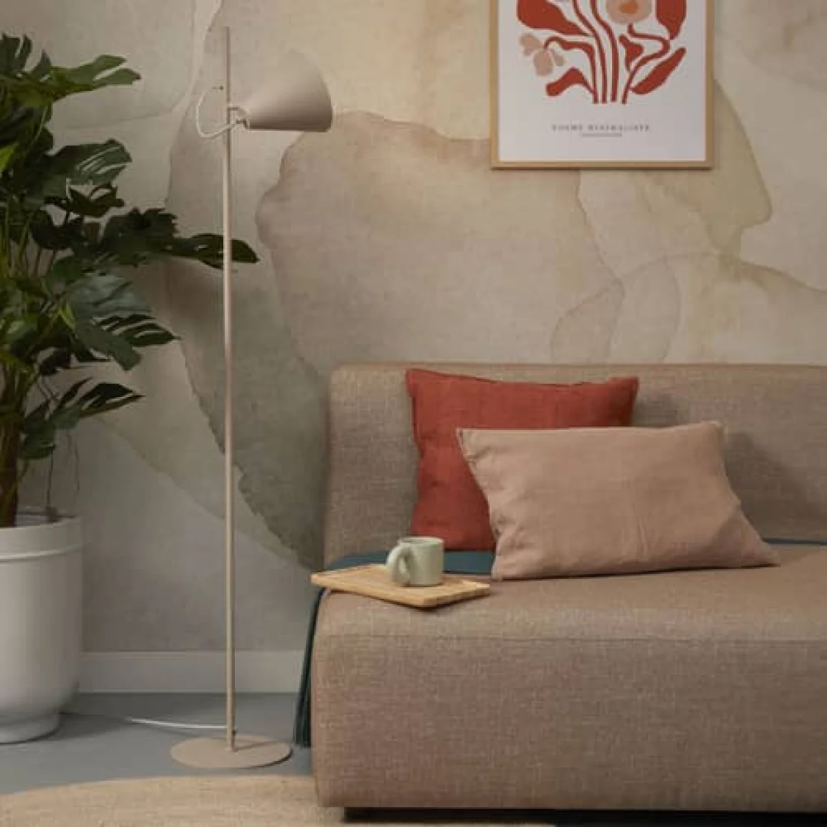 Lisbon Floor lamp metal beige / Steerable - It's about Romi – image 3
