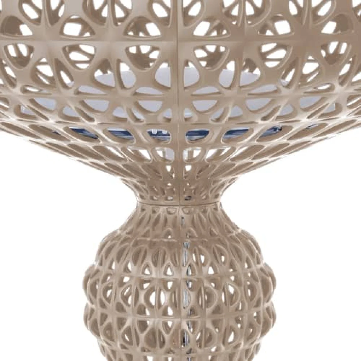 Kabuki Indoor Floor lamp plastic material beige / LED - Kartell – image 3