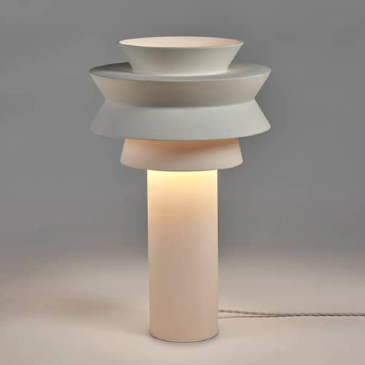 Leo 02 Table lamp ceramic white / H 55 cm - Serax – image 2