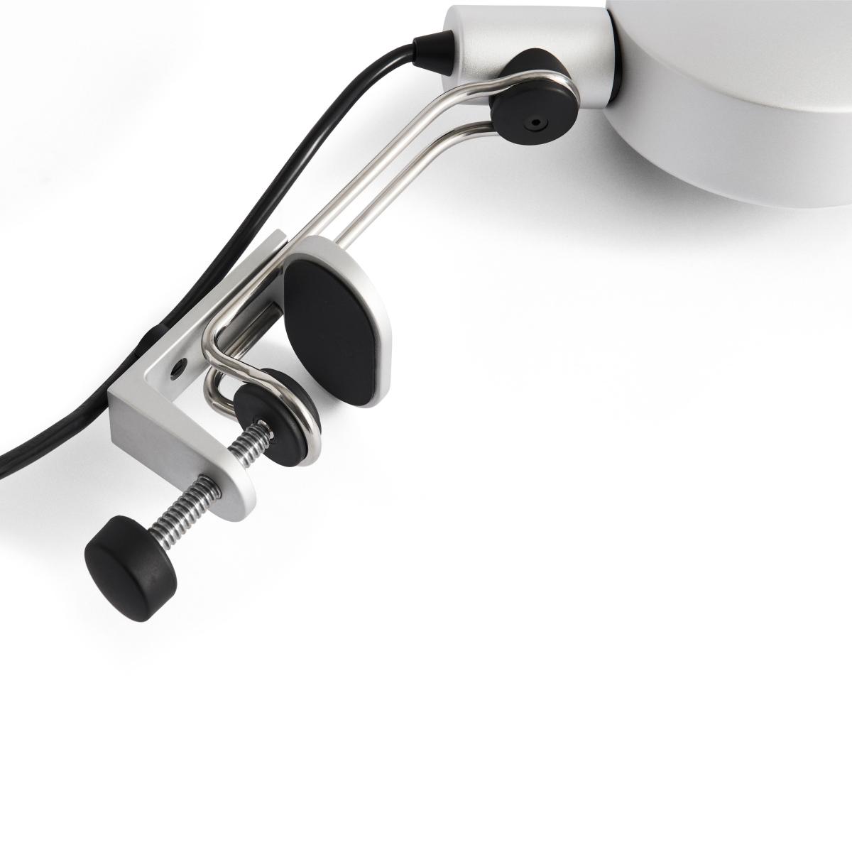 Cupola Clip Desk lamp metal silver / Desk clamp Base - Adjustable - Hay – image 5