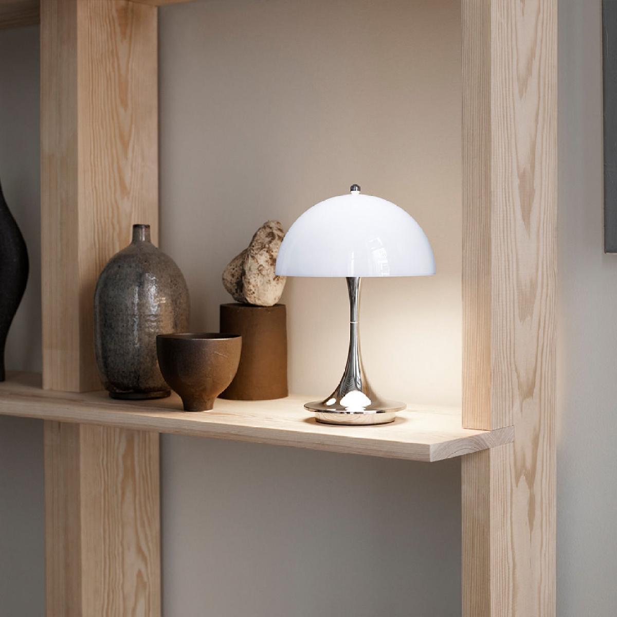 Wireless rechargeable outdoor lamp Panthella Portable V2 LED plastic material - Louis Poulsen – image 2