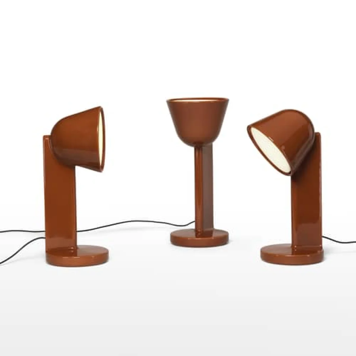 Céramique Side Table lamp ceramic red / Ronan Bouroullec - Handmade - Flos – image 5