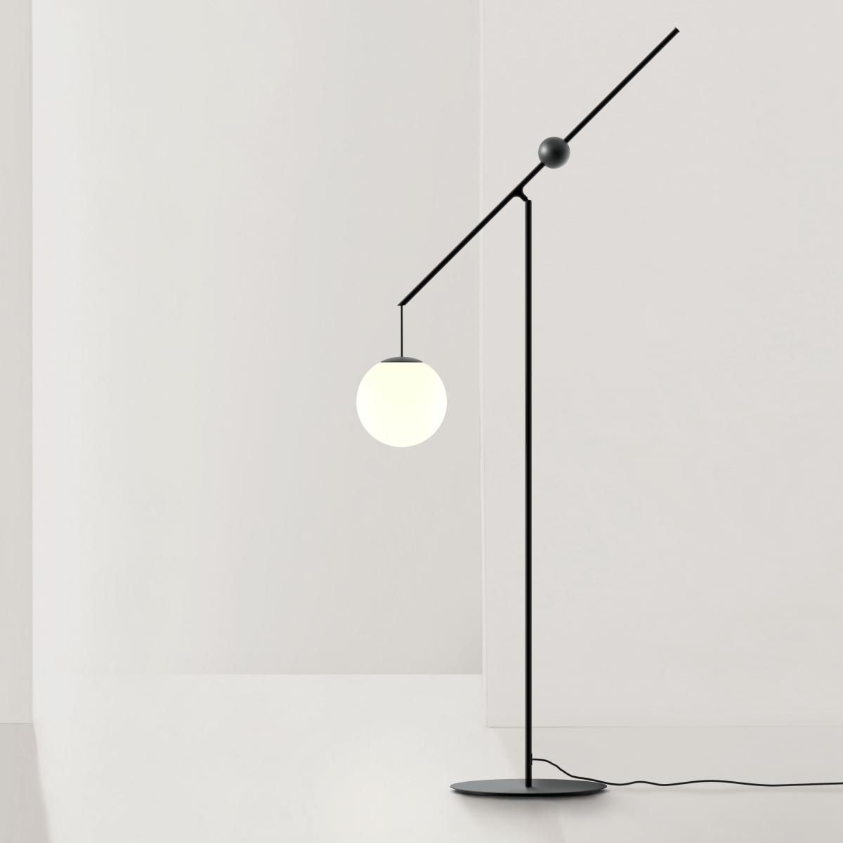 Malamata Floor lamp metal black - Luceplan – image 2