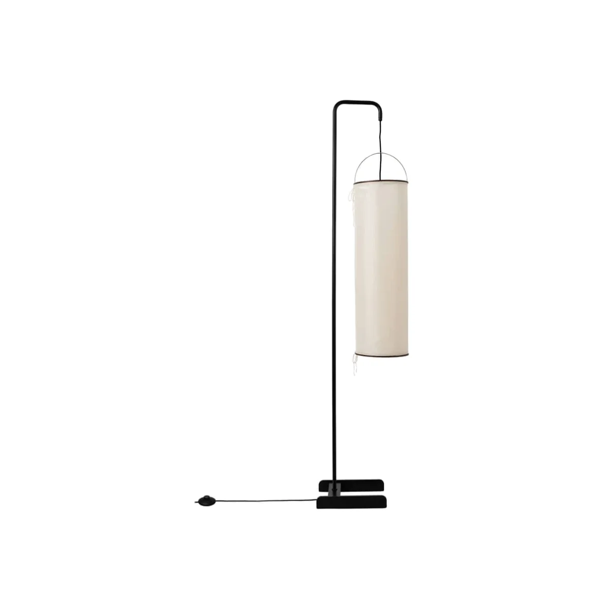 Silk Lantern Floor lamp textile beige / Natural Silk - 1951 - Gubi – image 1