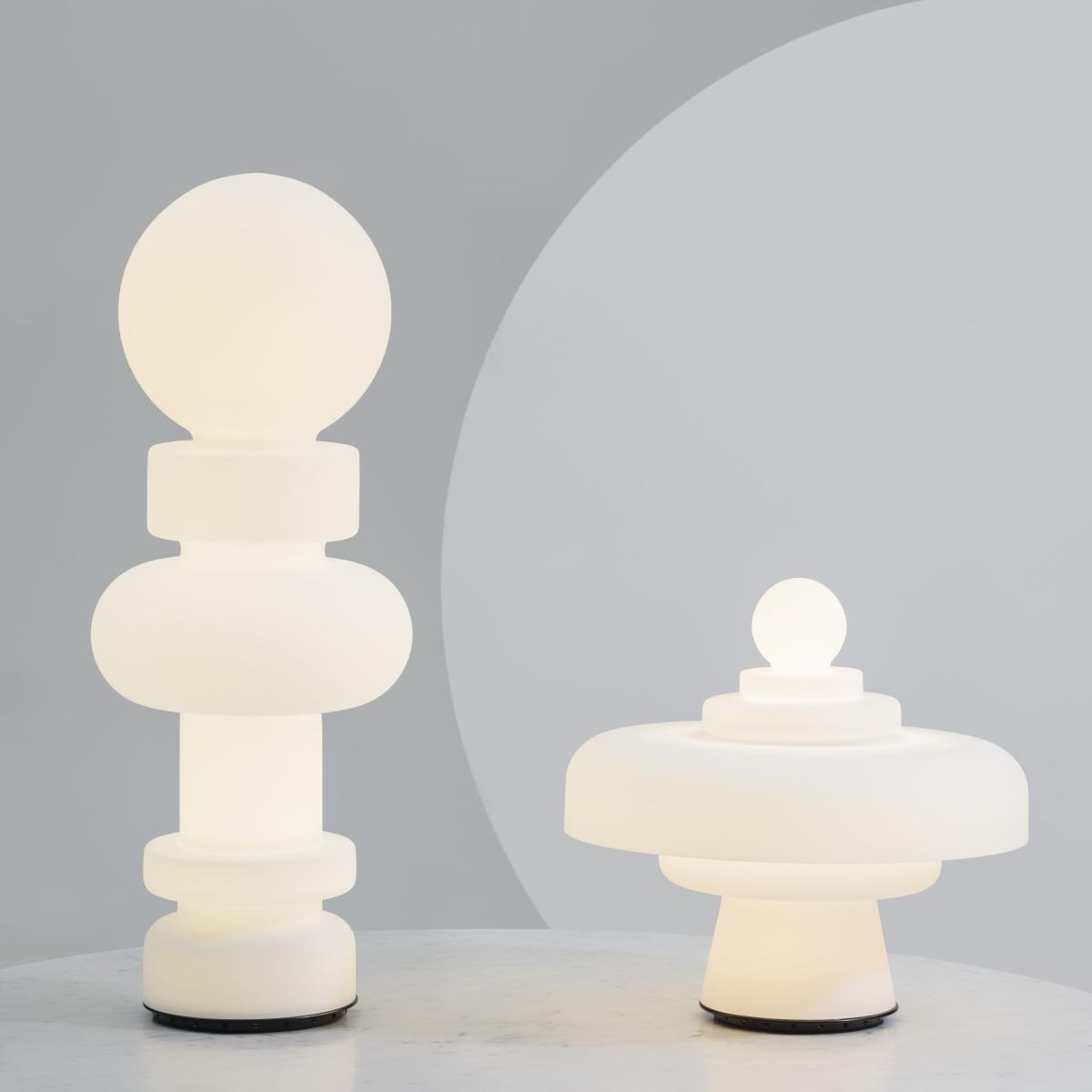 Lamp Regina glass / LED - Reissue Bobo Piccoli, 1968 / Ø 49 x H 45 cm - Fontana Arte – image 4