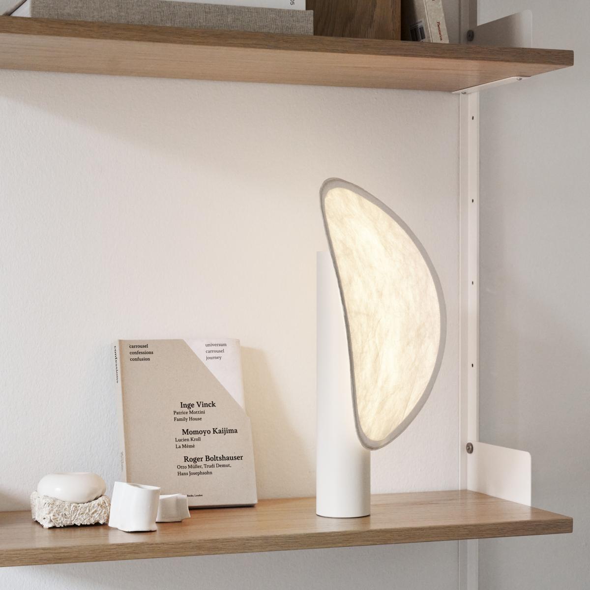 Tense LED Wireless rechargeable lamp paper white / Ø 34 cm - Tyvek - NEW WORKS – image 3