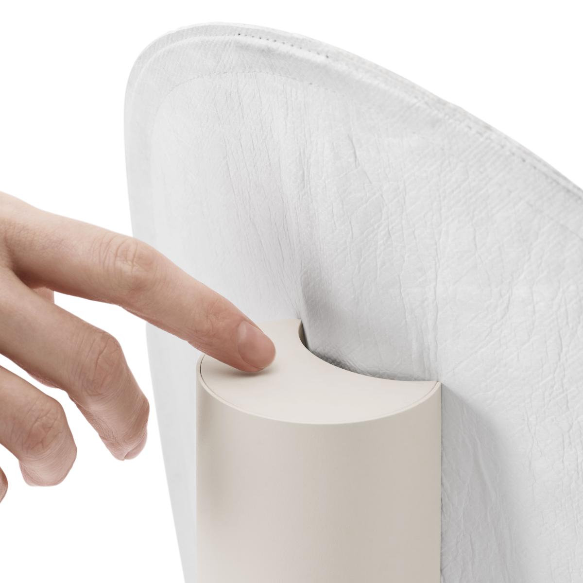 Tense LED Wireless rechargeable lamp paper white / Ø 34 cm - Tyvek - NEW WORKS – image 4