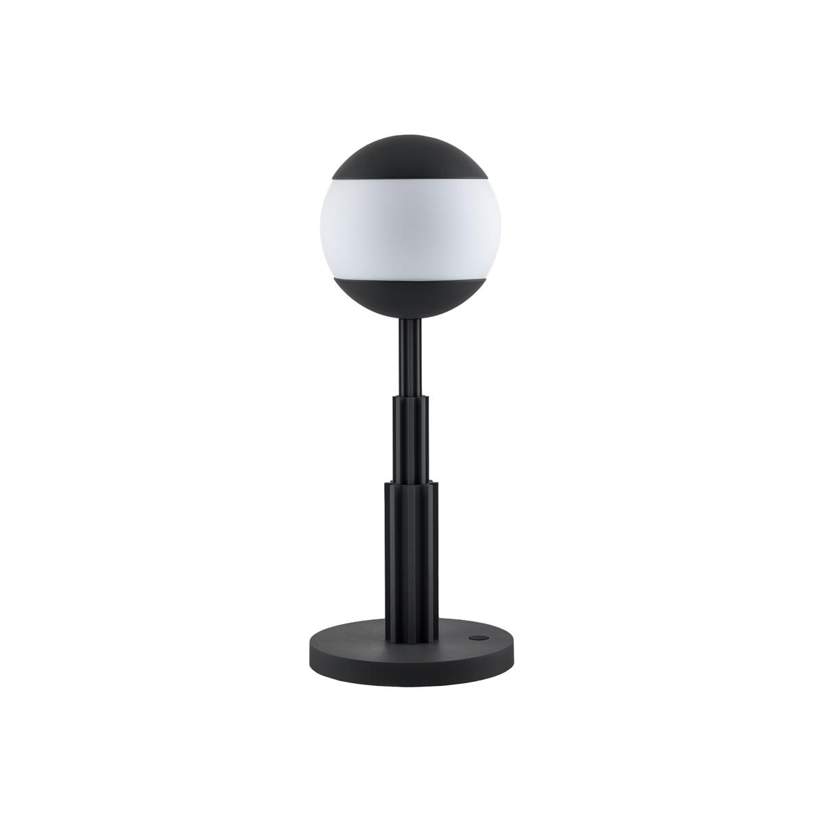 Wireless rechargeable lamp metal glass / Aldo Rossi, 1991 - Ø 18 x H 47 cm - Alessi – image 1