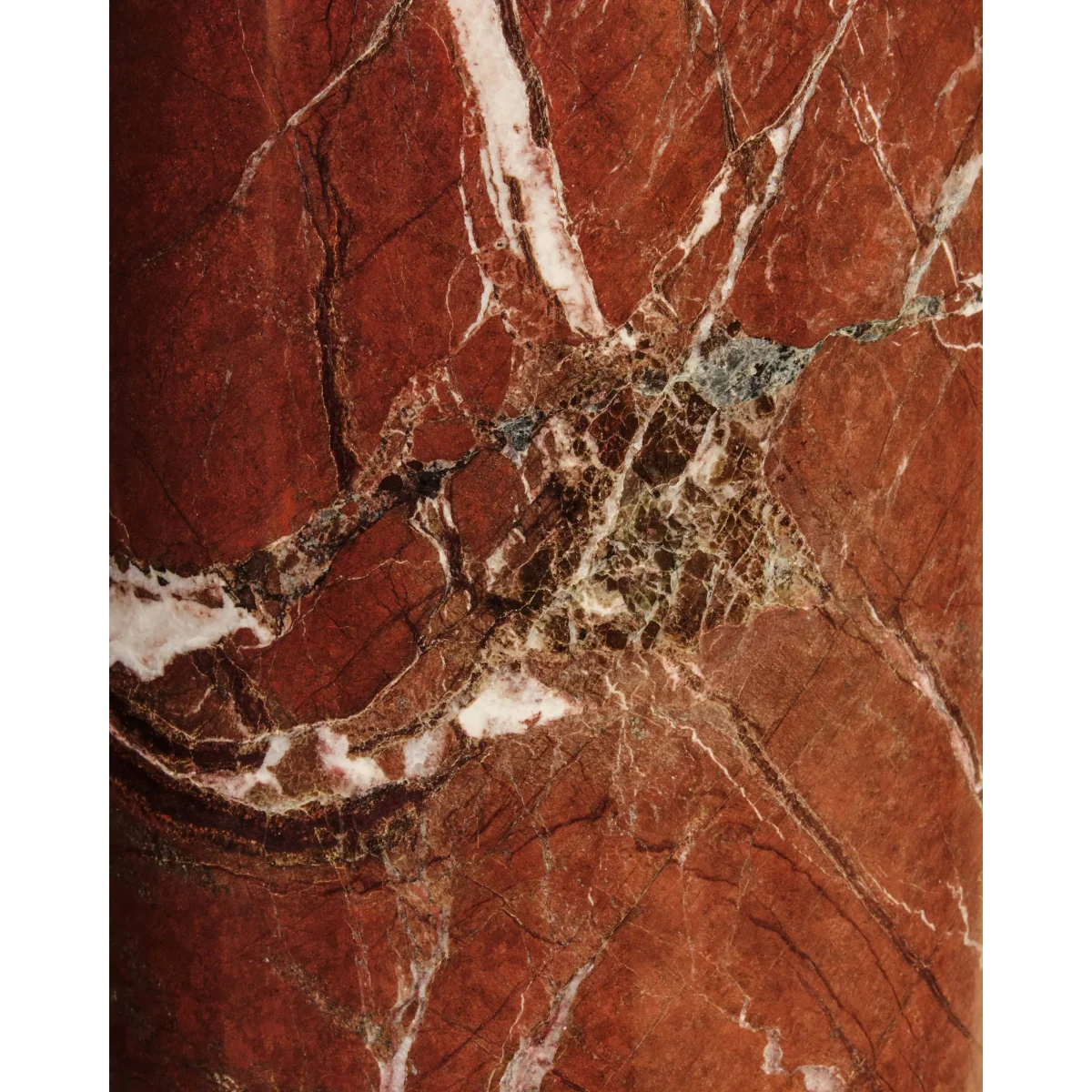 GUBI Gravity XL floor lamp Maroon marble-white – image 2