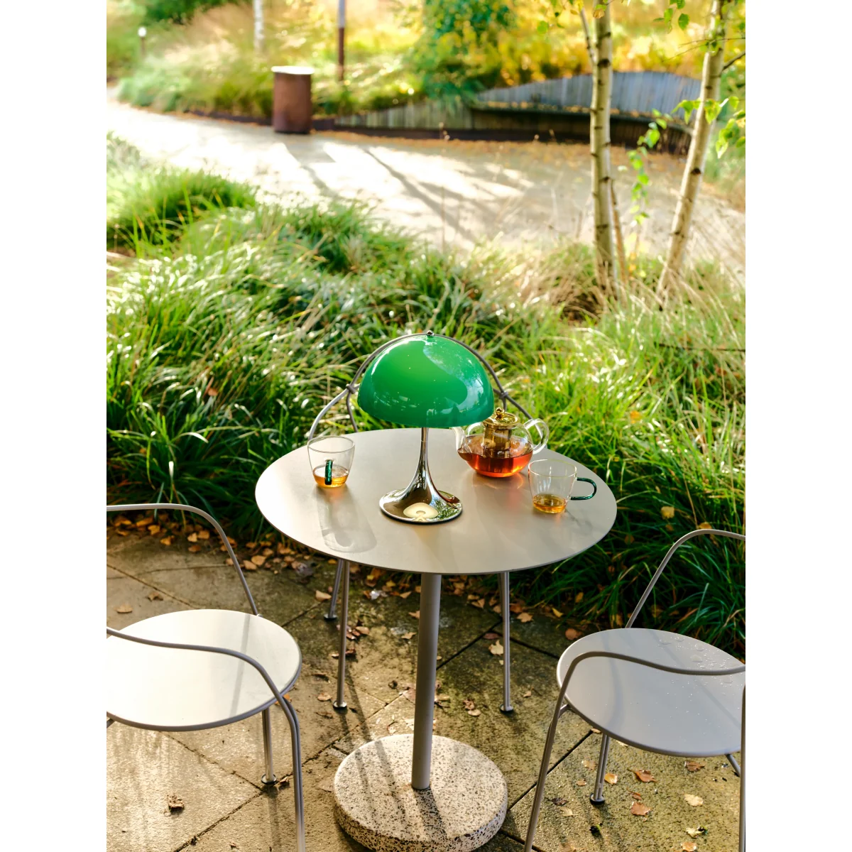 Louis Poulsen Panthella 250 portable table lamp V3 Original Opal Green – image 6
