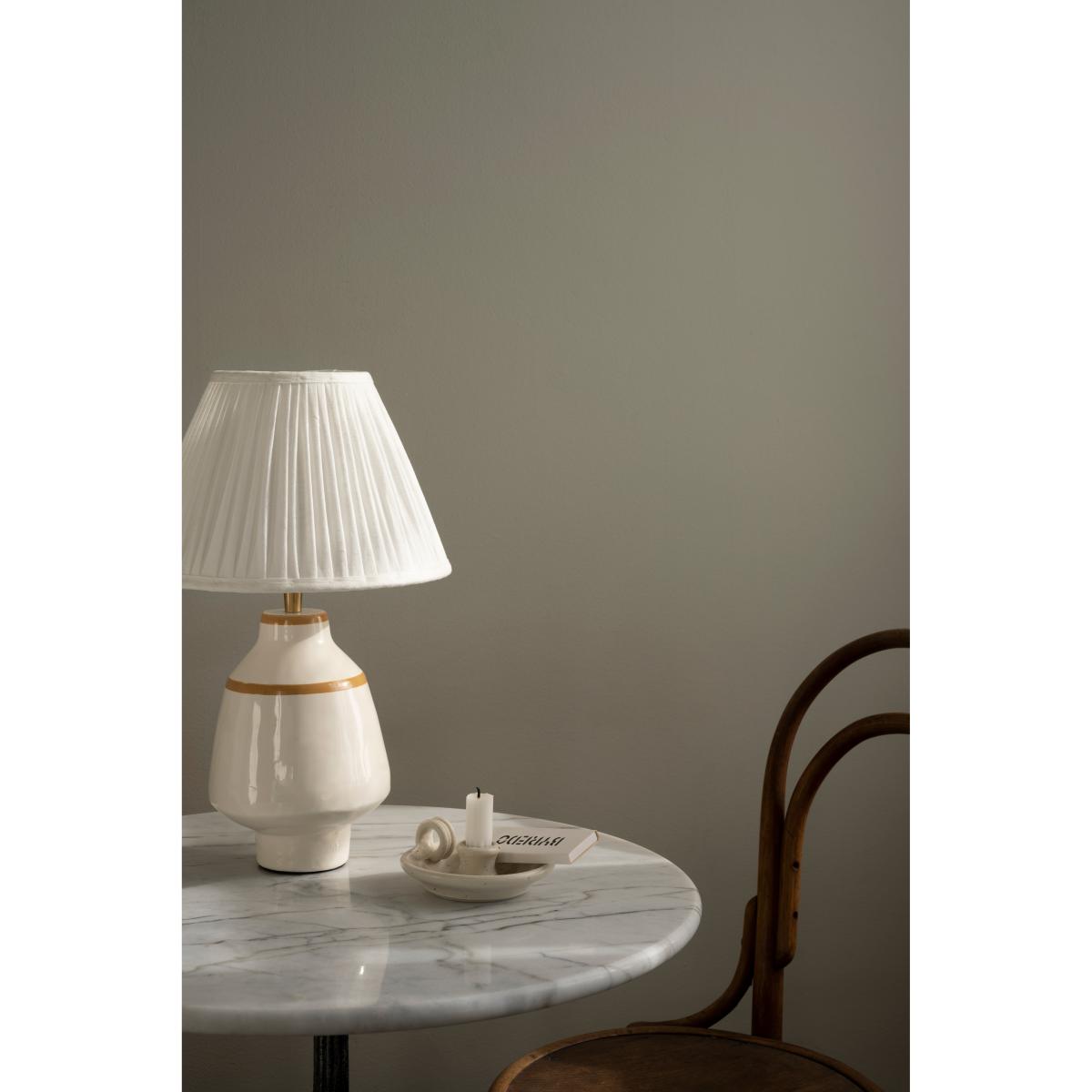 Watt & Veke Becky lamp base Ø15x30 cm White-mustard – image 4