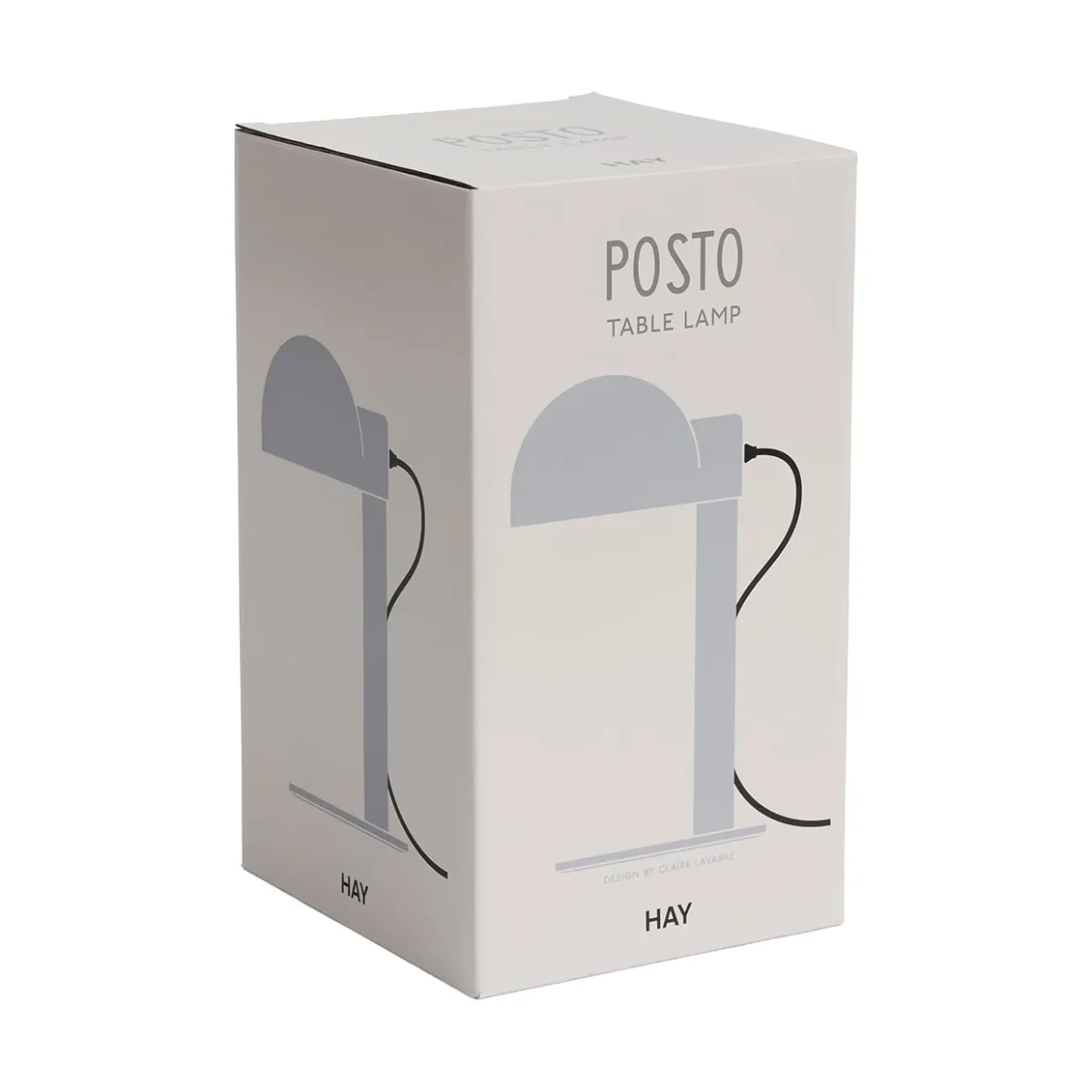 HAY Posto table lamp Silver grey – image 7