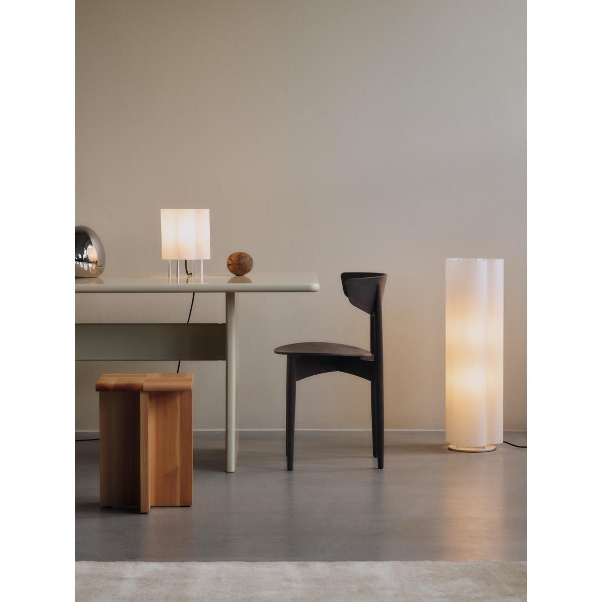 Ferm Living Boe floor lamp 80 cm Silver-natural – image 2